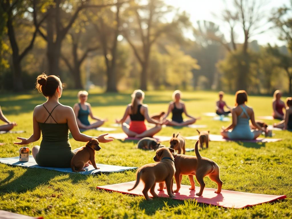 Puppy Yoga